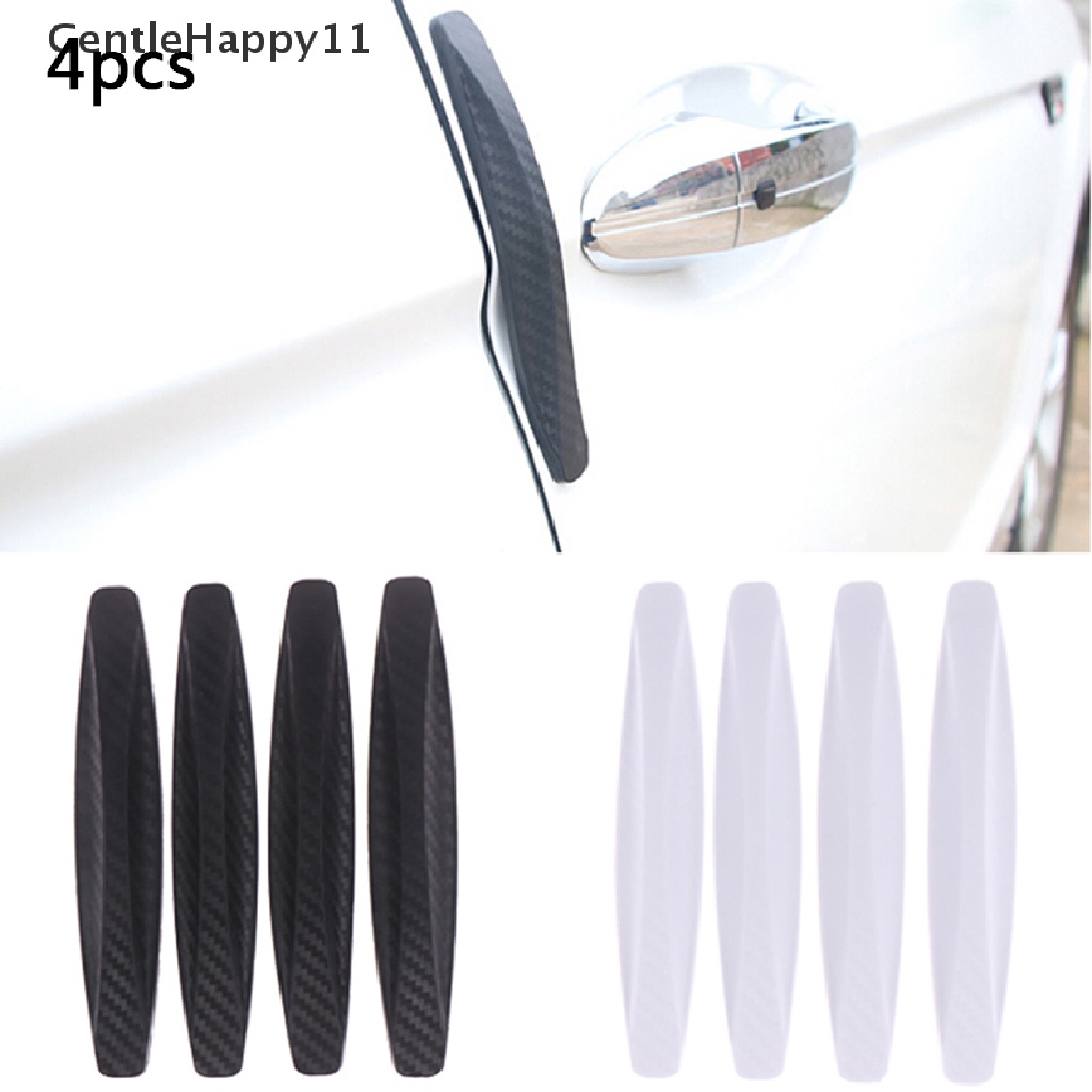 Gentlehappy 4/PCS Pelindung Pintu Mobil Soft Guard Edge Corner Buffer Moulding Protection Strip id