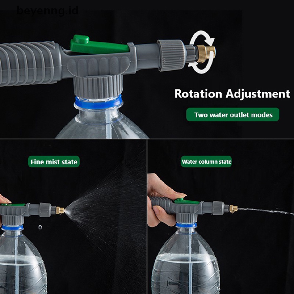 Beyen Pompa Angin Tekanan Tinggi Manual er Adjustable Kepala Botol Minum Nozzle ID