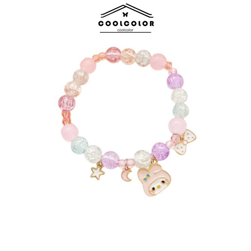 COD❤️Korean Gelang Manik Kartun beraneka warna Gelang Anjing Giok Laurel Bracelets Jewelry Accessories- cl