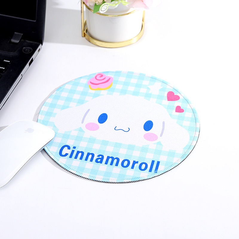 Plaid Animal Mouse Pad Hello Kitty Alas Mouse Pompompurip Alas Mouse My Melody Mouse Pad Cinnamoroll Alas Mouse LittleTwinStars Mouse Pad Kuromi Mouse Pad BAD BAD BADTZ-MARU Mouse Pad