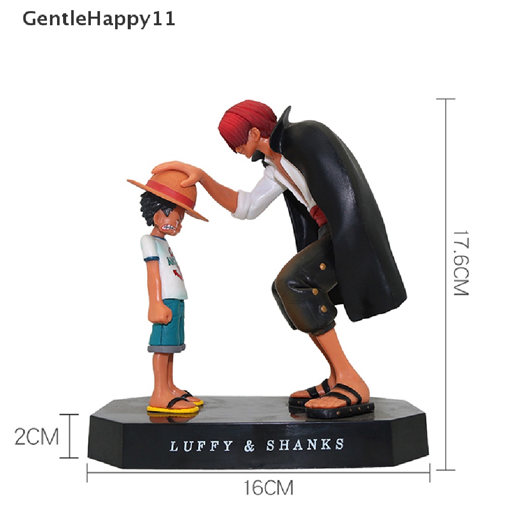 Gentlehappy One Piece Luffy Shunks PVC Action Figure Mainan Anime Monkey Luffy Figurine Mainan id