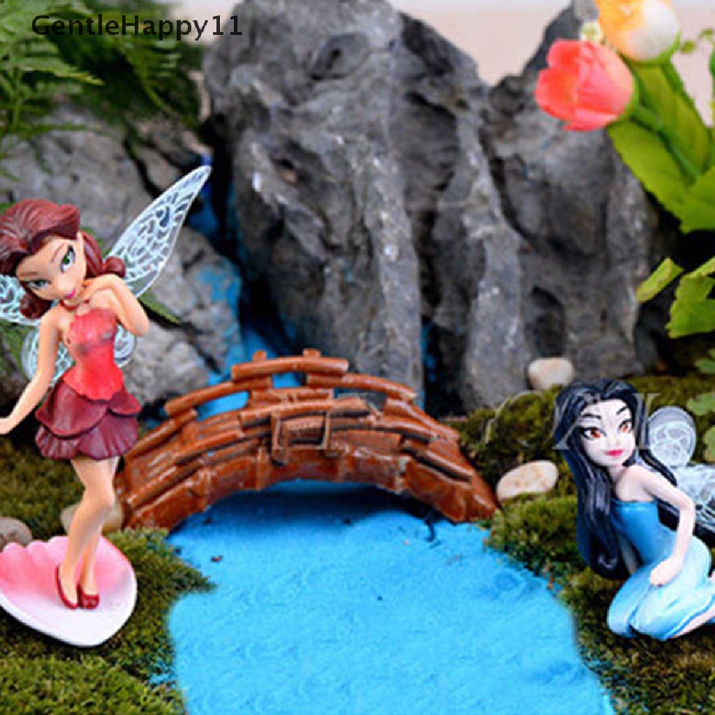 Gentlehappy 6Pcs Bunga Peri Pixie Sayap Lalat Keluarga Miniatur Hiasan Taman Dekorasi Rumah id