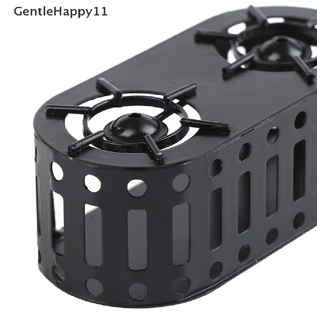 Gentlehappy1:12rumah Boneka Miniatur Scene Cooker Dapur Mini Kompor Metal Hitam id