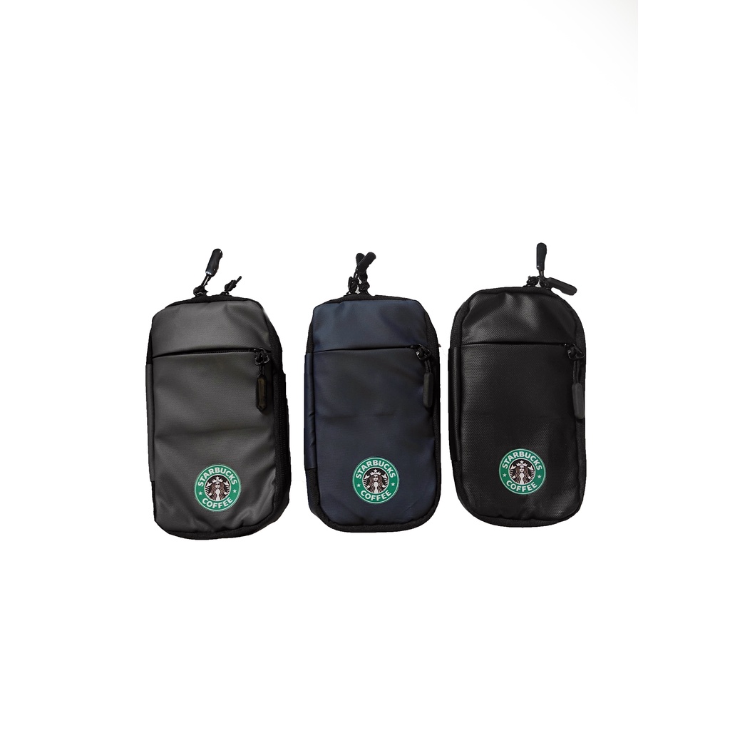 SANSURBAGS Hanging Wallet - Tas Selempang Pria Tas Hp Dompet Waterproof - Tas Slingbag Kecil