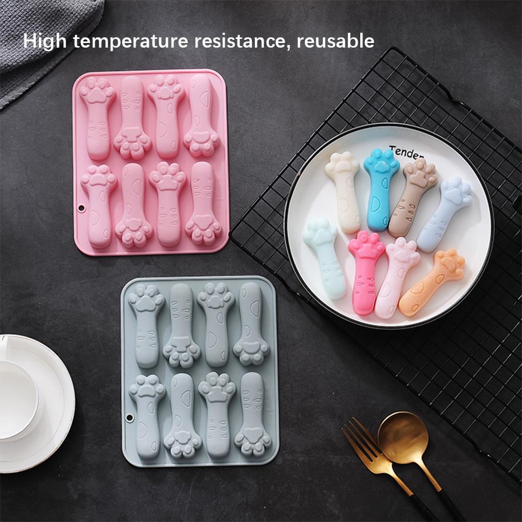 8kisi Cetakan Kue Coklat Baking DIY Tools Cookie Candy Patisserie Claw Mould Bisa Dicuci Pancake Pastry Desserts