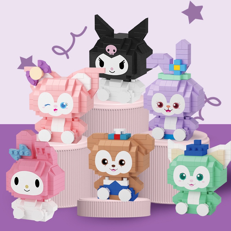 Nano Block Mainan Balok Susun Disney DIY 3D Puzzle Toy Brick Gift