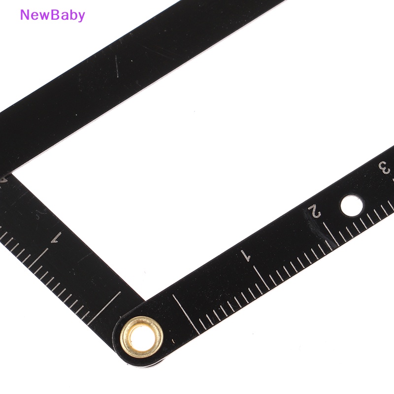 Newbaby Golden ratio sliding ruler Alat Ukur Penggaris Alis stainless steel ID
