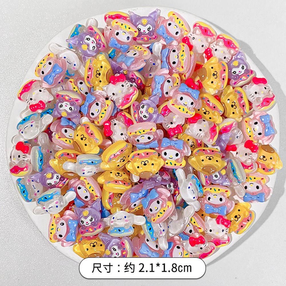 Lanfy Diy Resin Patch Ponsel Case Resin Dilapisi Ponsel Case Aksesoris Perhiasan Aksesoris Melodyku Diy Membuat Bahan Kuromi Mini Figure Diy Kerajinan Bahan Kartu Goo