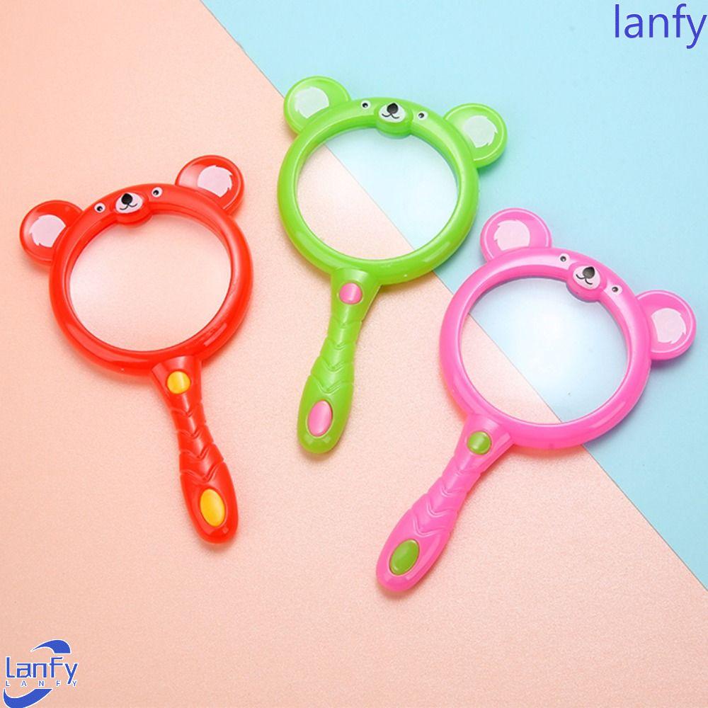 Lanfy Baca Magnifier Portable Outdoor Anak Hadiah Kimia Fisik Alat Alat Tulis Percobaan Sains Edukasi Explorer Alat Belajar Kaca Pembesar