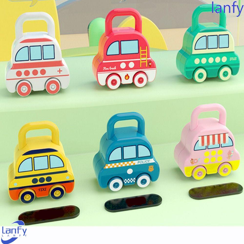 Lanfy Kunci Dengan Kunci Permainan Mobil Kunci Warna-Warni Nomor Motor Halus Yang Sesuai Dengan Mainan Perkembangan Keterampilan Motor Untuk Hadiah Anak Bayi Mainan Edukasi Belajar