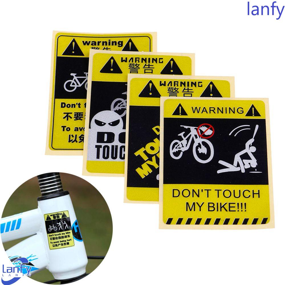 Lanfy Stiker Sepeda MTB Riding Cycling Warning