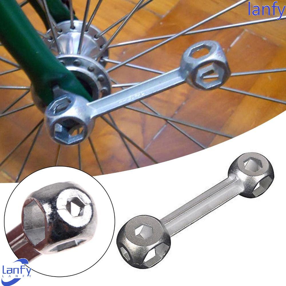 Lanfy Kunci Pas Hexagon Portabel Tahan Lama Bentuk Tulang Anjing Hexagon Lengan Alat Perbaikan Sepeda Cycle Hex Wrench