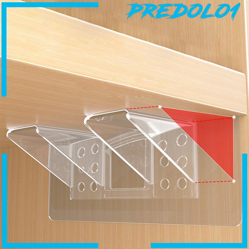 [Predolo1] Shelf Support Adhesive Pegs Perekat Pasak Penyangga Rak Untuk Lapisan Papan Berdinding