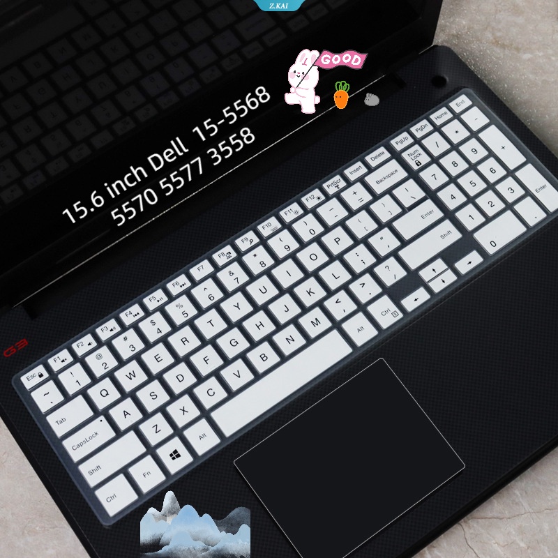 Cover Keyboard Laptop TPU Untuk Model 15.6 Inch Dell Inspiron 15-5568 5570 5577 3558film Pelindung Tahan Lembab [ZK]