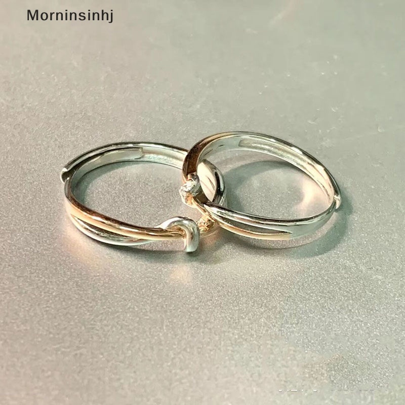 Mornin Cincin Pasangan Romantis Untuk Wanita Pria Janji Pasangan Cincin Valene Hadiah Hari Niche Desain Rasa High-end Ringan Hadiah Sederhana id