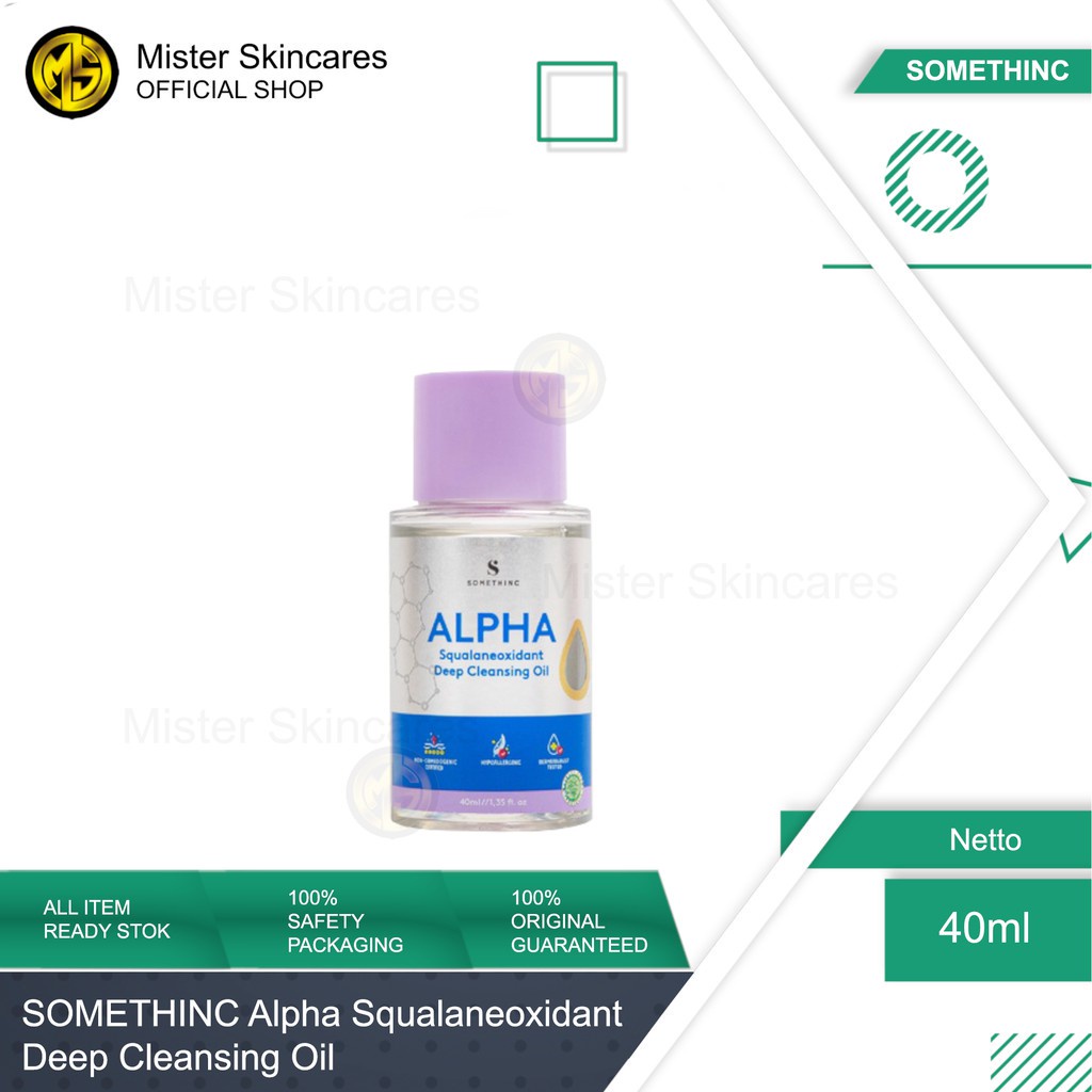 SOMETHINC Alpha Squalaneoxidant Deep Cleansing Oil 40ml