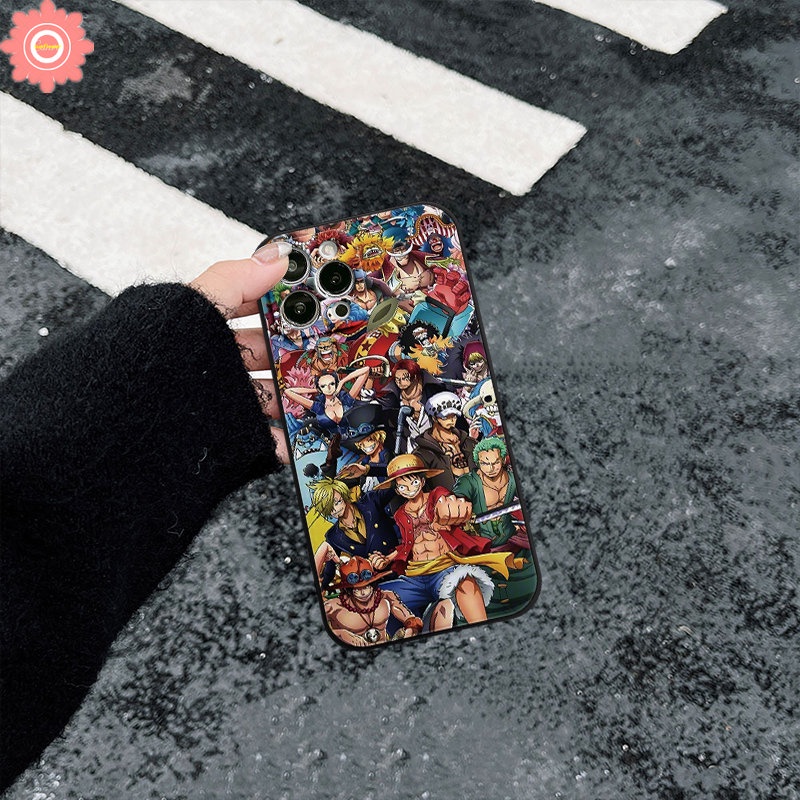 Case One Piece Anime Kartun Untuk Realme C25Y C33 C15 C30 C17 C31 C35 C21Y C25 5 9i 6i 8 5i 9 7i 10 8pro 7 8i 10pro C11 C21 C20 C12 C25s C3 Trendy Soft Cover