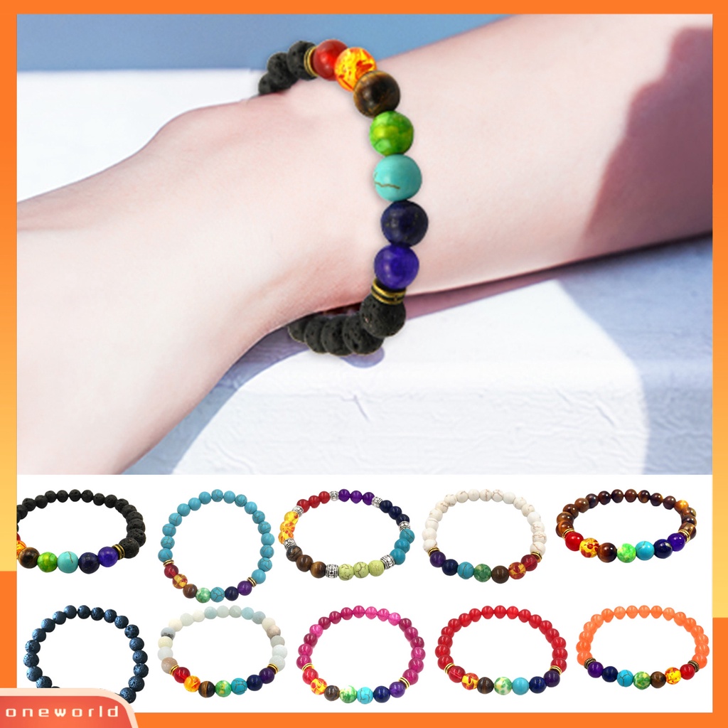 [EONE] Tali Elastis Handmade Batu Gelang Ringan Pria Wanita Beads Bracelet Hand Decor