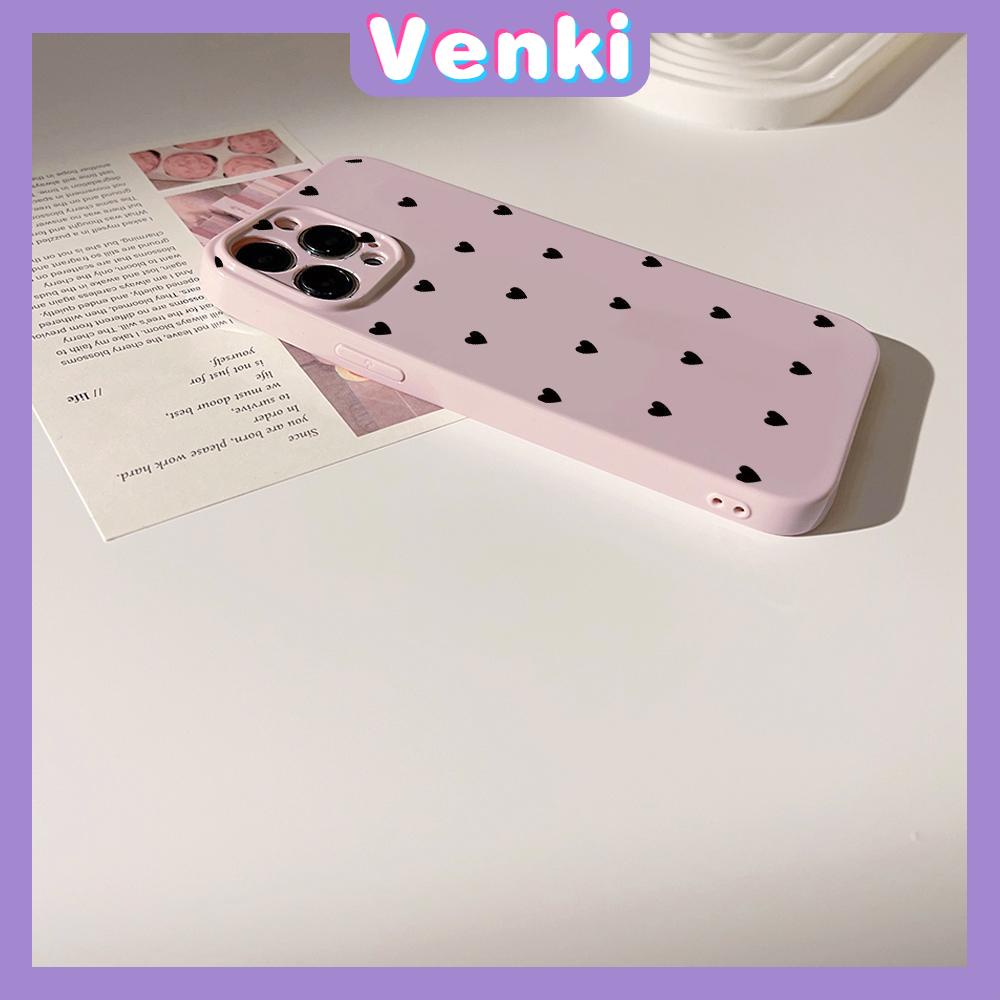 VENKI - For iPhone 11 iPhone Case Cream Glossy TPU Soft Case Shockproof Camera Cover Protection Purple Love Compatible with iPhone 14 13 Pro max 12 Pro Max xr xs max 7Plus 8Plus