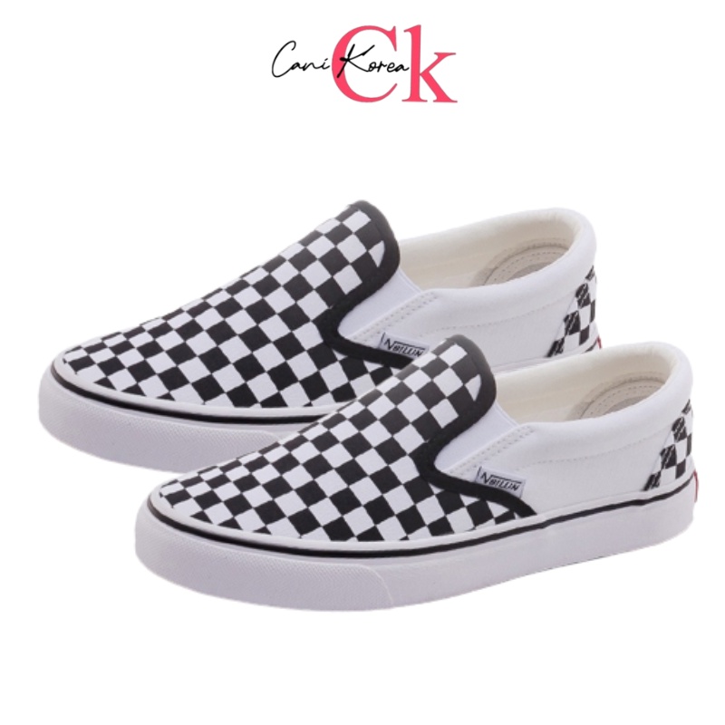 CaniKorea &quot;Free Box&quot; (Size 40-44) Sepatu Pria Slip On Kasual Fashion Import 8104