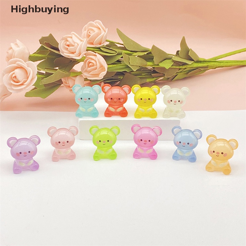 Hbid 5pcs DIY Fluorescence Koala Kecil Resin Aksesoris Untuk Crafg Bahan Perhiasan Ch Supply Seni Dekorasi Glory