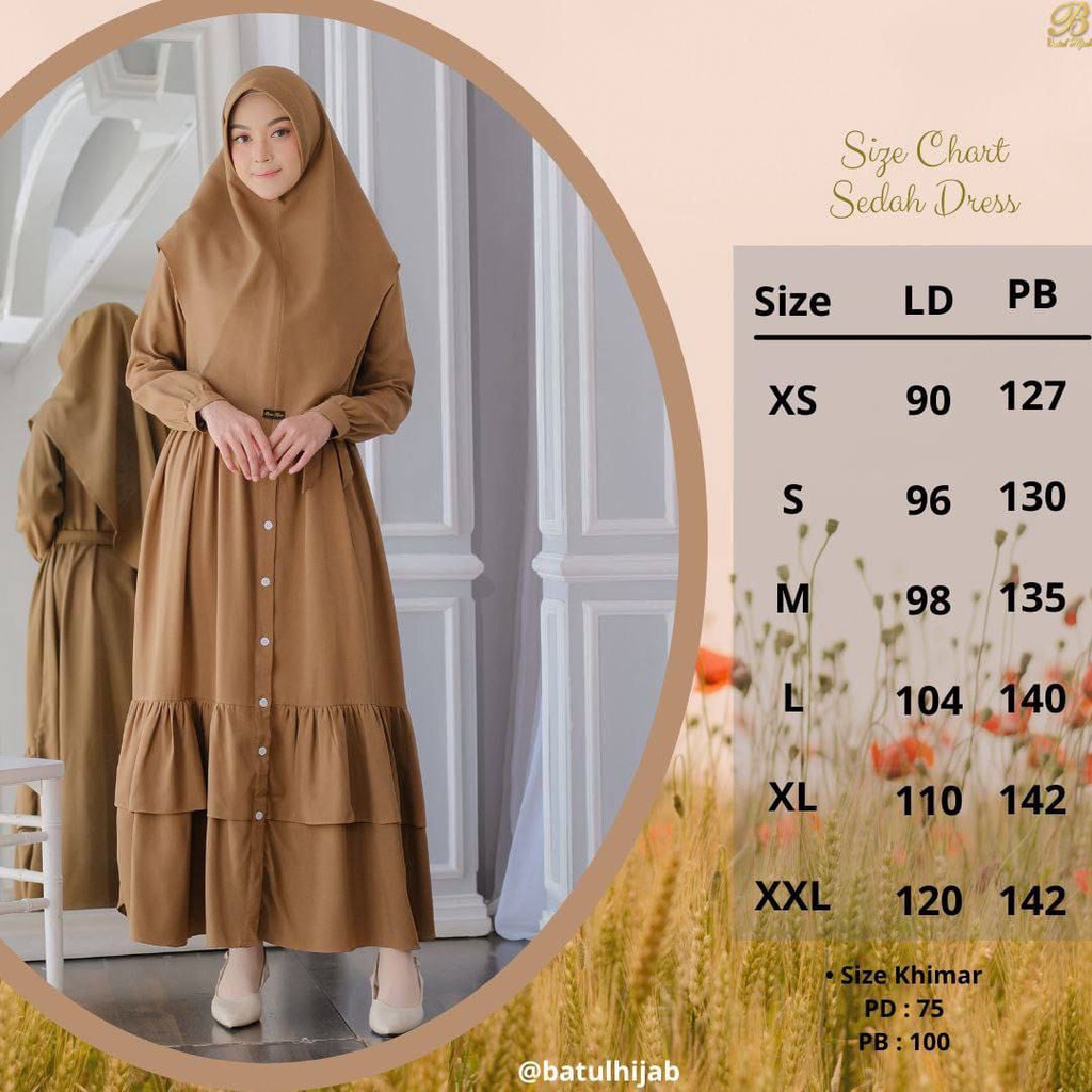 Sedah dress ( Dress only ) by Batul Hijab