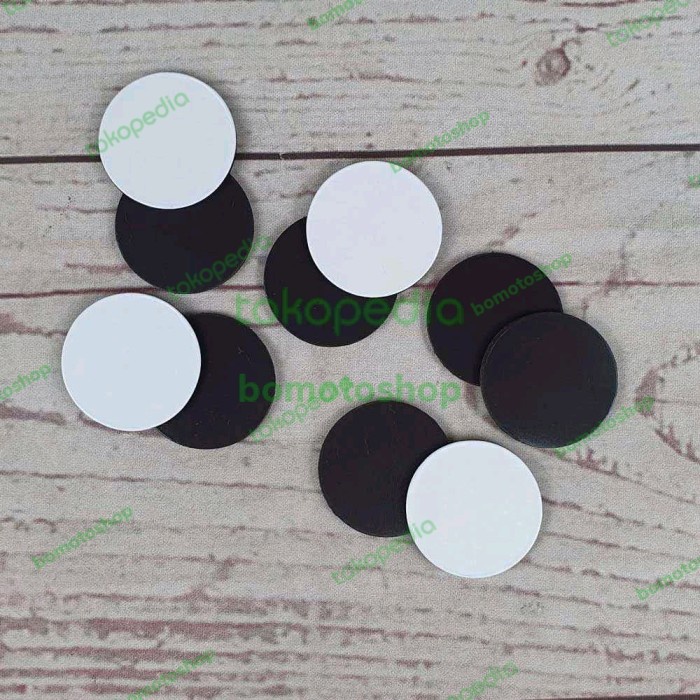 

ARS04 Stiker Adhesive Magnet Tape 3M Model Bulat 30mm 10 PCS