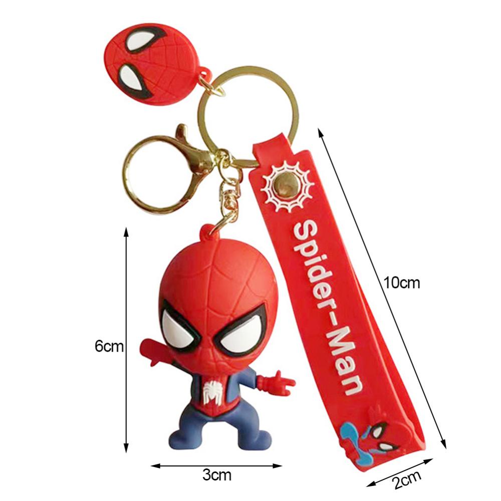 Timekey Keren Kartun Anime Hero Figurine Gantungan Kunci Wanita Pria Anime Keyrings Untuk Pesta Ulang Tahun Anak B8F8