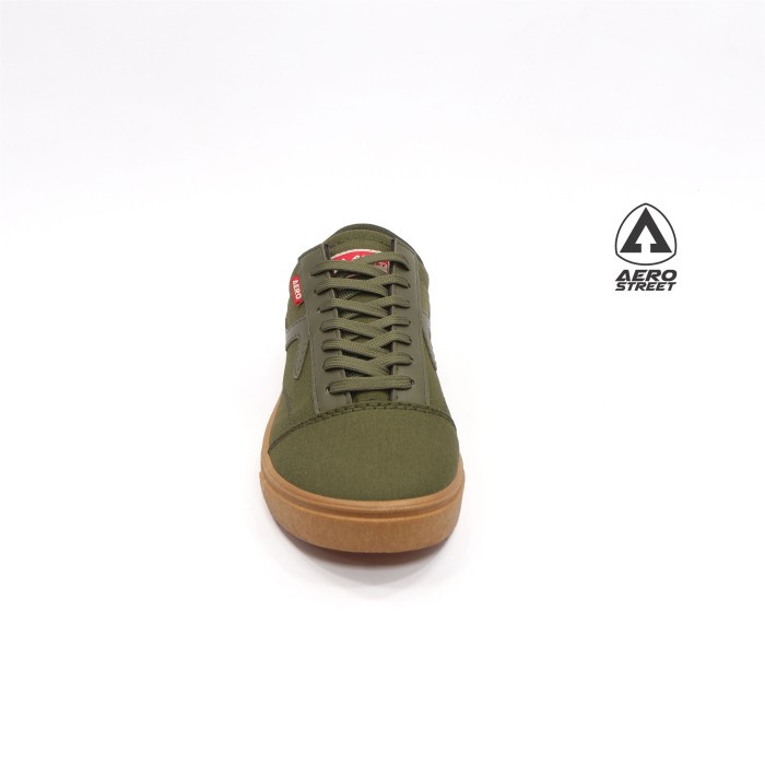 (COD) Massive 36-45 Massive Gum Army - Sepatu Sneaker Pria Wanita 21HH23 - 39