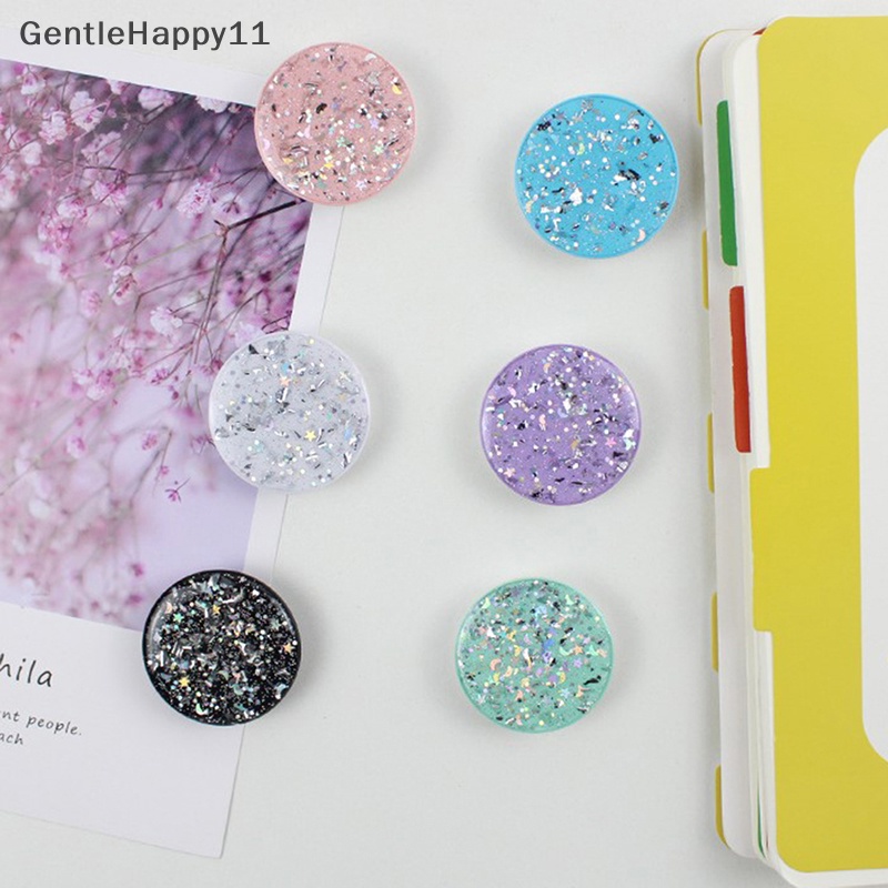 Gentlehappy Universal epoxy Bentuk Bulat Phone Holder Expanding Finger Grip Stand id
