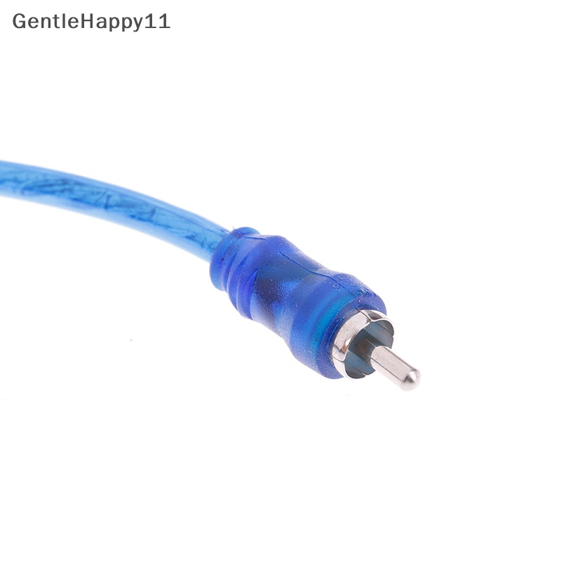 Gentlehappy 1Pc RCA female to male splitter stereo audio Y Adaptor Kabel Konektor Kawat id