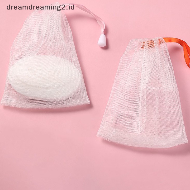 (drea) Soap Mesh Bag Jaring Jaring Untuk Membusakan Membersihkan Jaring Sabun Mandi//