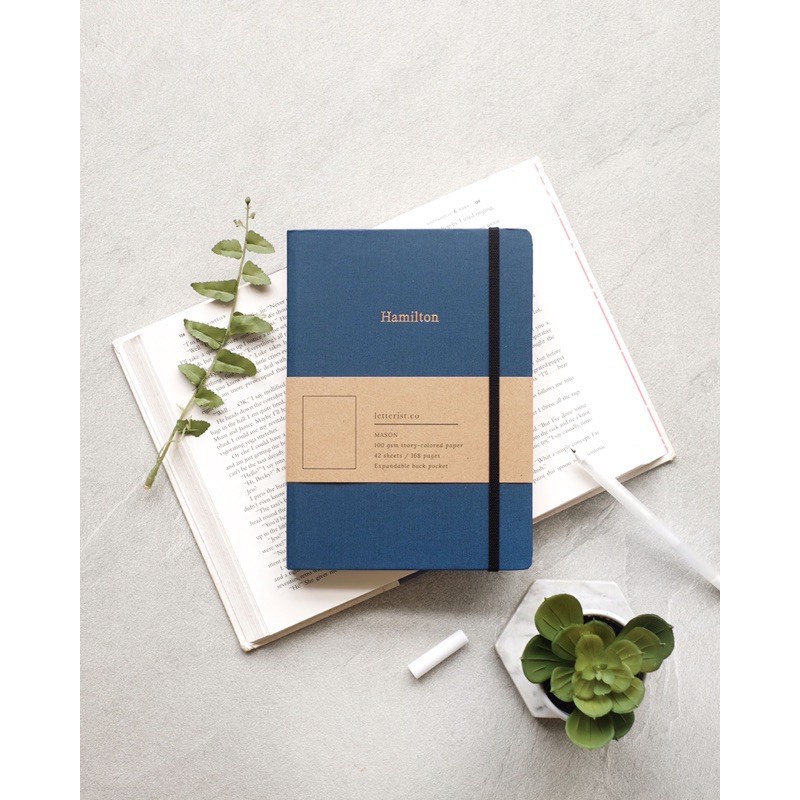 

Mason Aria Navy Notebook / Diary / Journal / Custom Agenda / Buku Tulis / Notepad Letterist