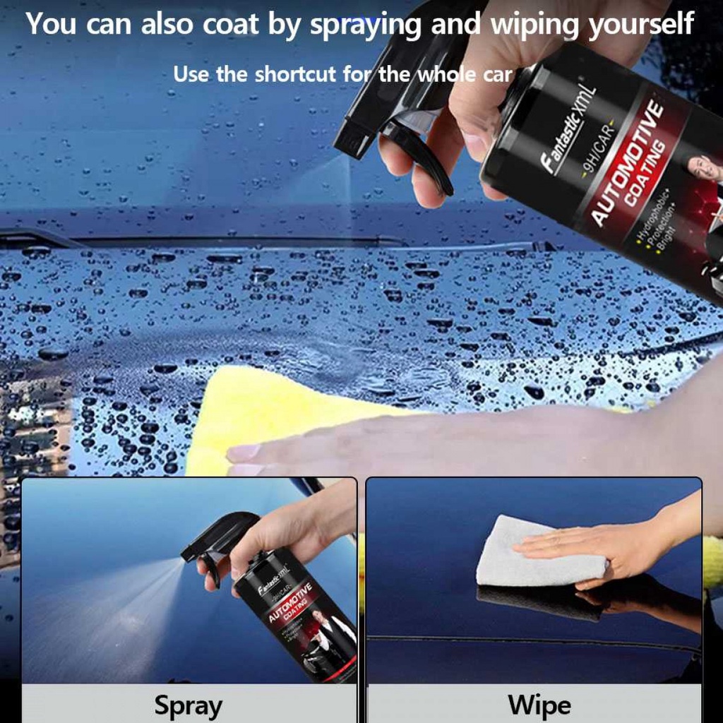 Semprotan Cairan Pelindung Bodi Mobil Spray Nano Coating Hydrophobic