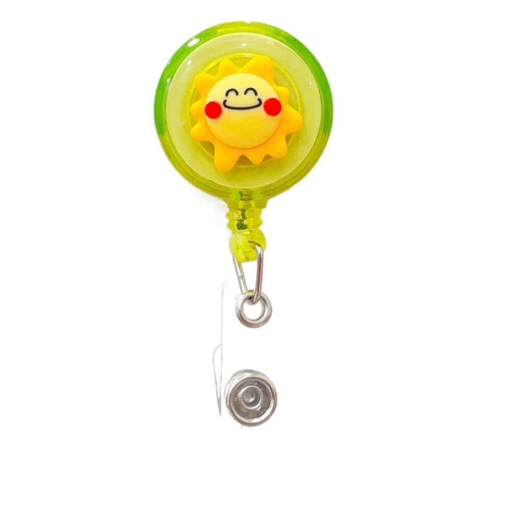 Nickolas1 Retractable Badge Reel Lucu Perlengkapan Kantor Name Tag Siswa Perawat Dokter Card Holder Name Card Holder