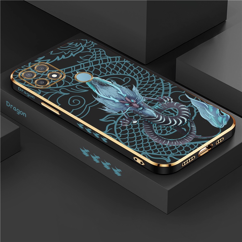 Casing OPPO A95 A71 F21 F21S F11 Pro A92 A52 A72 F5 A57 A57S A57E A77 A77S A1K 4G 5G Dragon Animal P