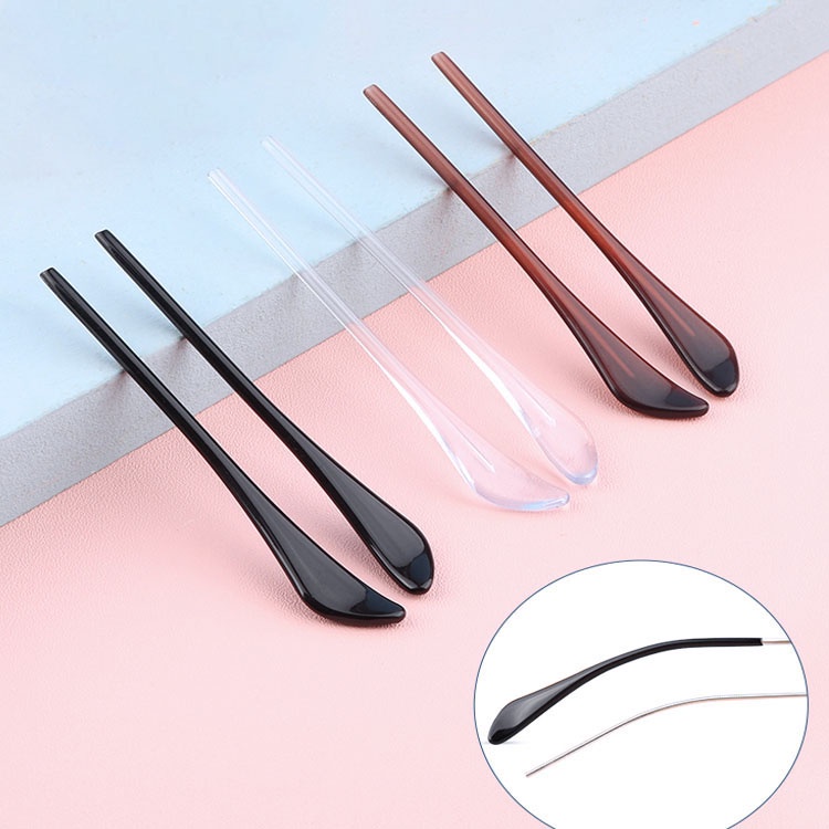 [Hot Sale] Kaki Anti Slip Temple Tips Penutup Telinga Kacamata Penutup Kaki Ear Hook Holder Pengganti Kaki Kacamata Sunglasses Glasses 1pasang Silikon