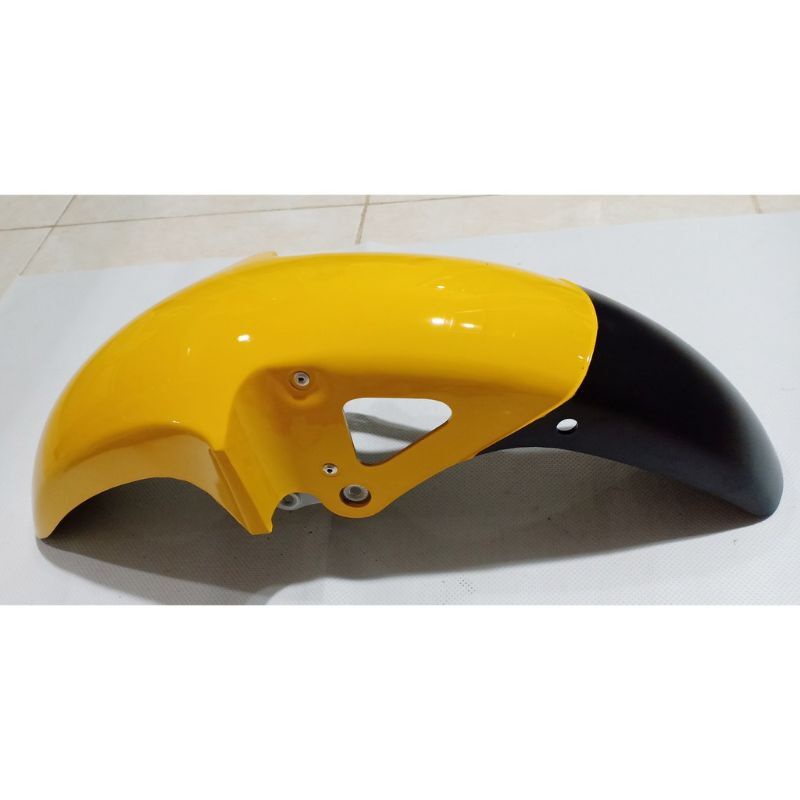 spakbor selebor slebor depan Yamaha RX king RX Z mile RX Z catylaze warna kuning