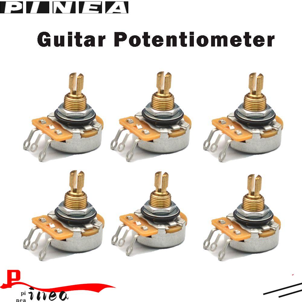 Potensio Gitar Nanas Timbre Volume Sensitivitas Tinggi15 /19mm Panel Guitars250/500k