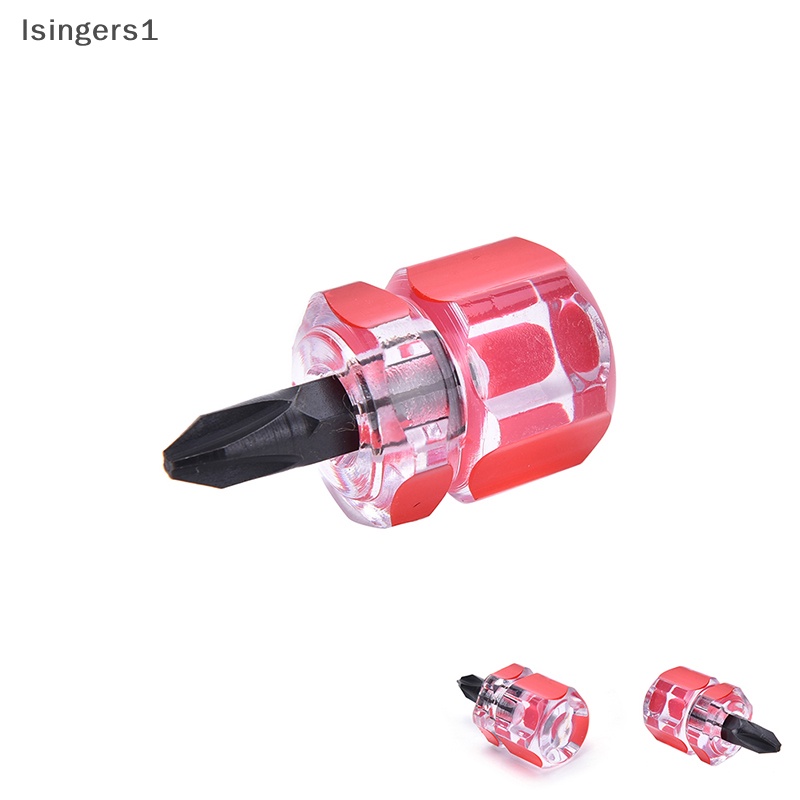 [lsingers1] 2pcs Obeng Mini Mini Screw Driver Pendek Kecil Split Repair Tools Kit Set, Butik