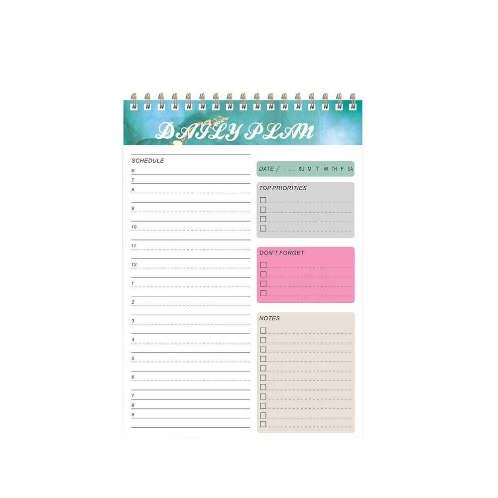 Siswa Planner Bulanan Agustina 52sheets Sekolah Office Diary Notebook Goal Habit Jadwal Planner B5 Agenda Planner