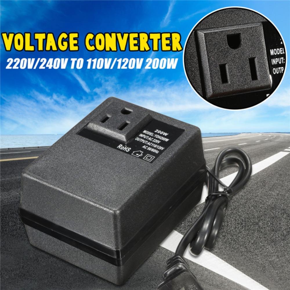 TOP Step Down Voltage Converter Pengaman Trafo Kabel Power 220V /240V Ke 110V /120V