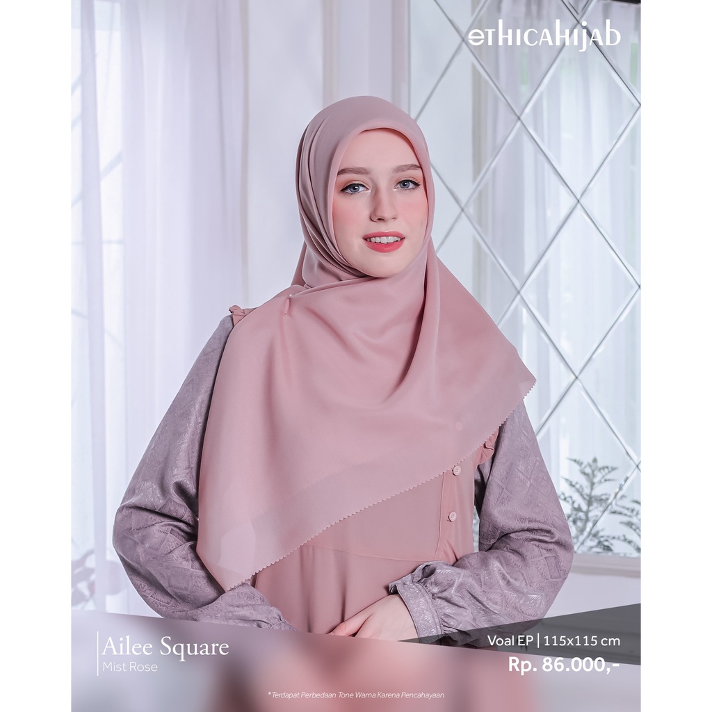 ETHICA HIJAB AILEE BRUSH BROWN (KASHMEER GREEN) DREAM BLUE GREEN BAY HARVEST GOLD IVORY CREAM MIST R