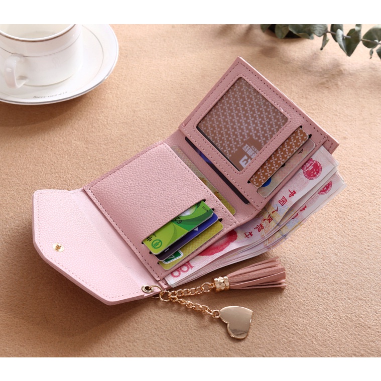 TIKTOK - D6146 Dompet Lipat Wanita / Dompet Kecil Wanita / Dompet Style Korea / Dompet Mini Wanita / Dompet Lipat / Dompet Fashion / Dompet Kekinian