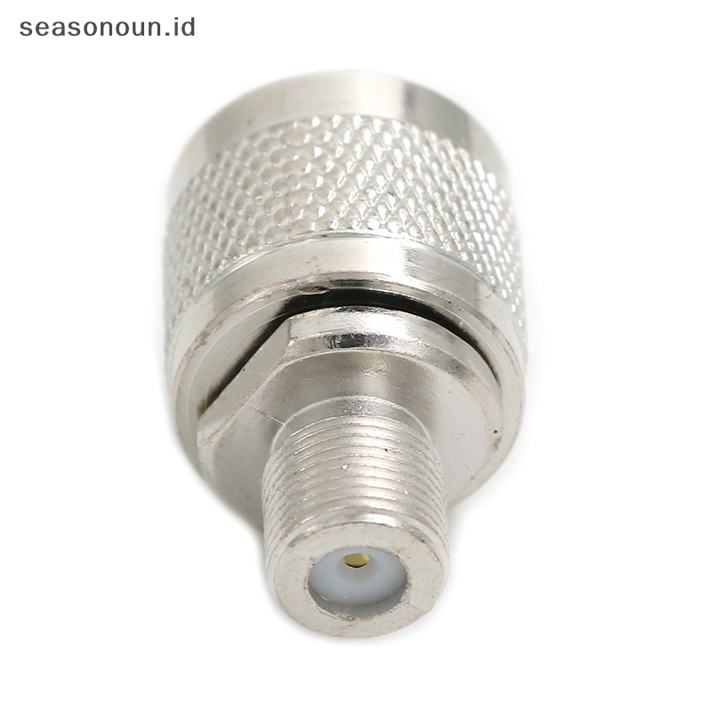 Seasonoun 1pcs N-F type N male plug to F female jack RF connector adapter.