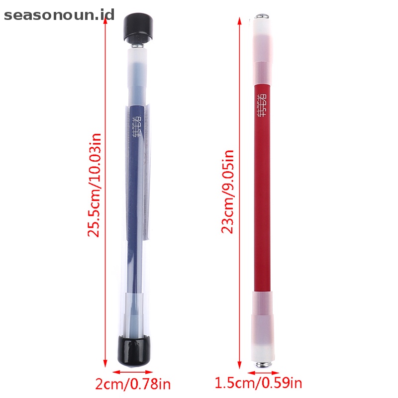 Seasonoun 1PC Spinning Pen Permukaan Halus Ant-slip Spinning Rotation Match Pulpen Latihan.