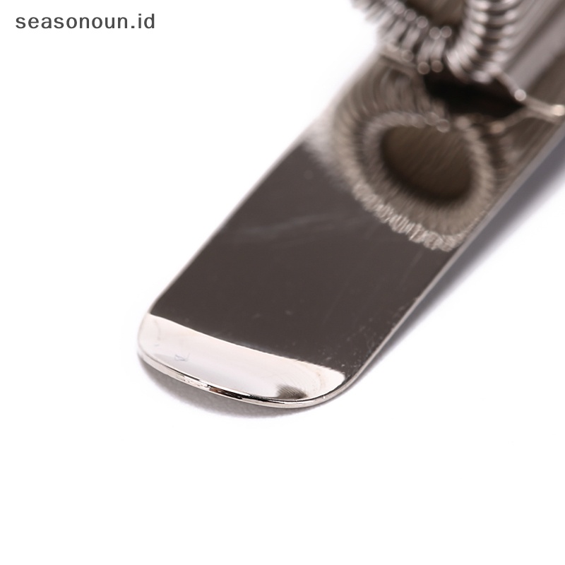 Seasonoun silver metal pen holder with pocket clip Tempat Pulpen Seragam Dokter Perawat.