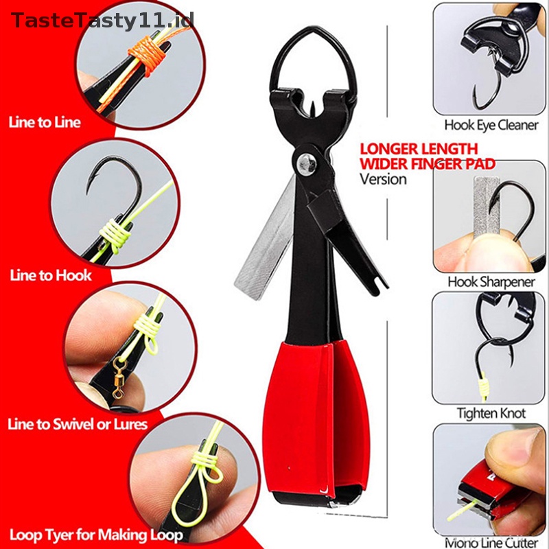 Tastetasty Memancing Quick Knot Tool Nail Knotter Tying Line Cutter Clipper Nipper Retraktor Tackle Aksesoris.