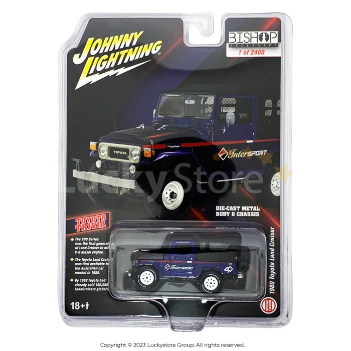 Johnny Lightning 1980 Toyota Land Cruiser TLC Intersport Bishop