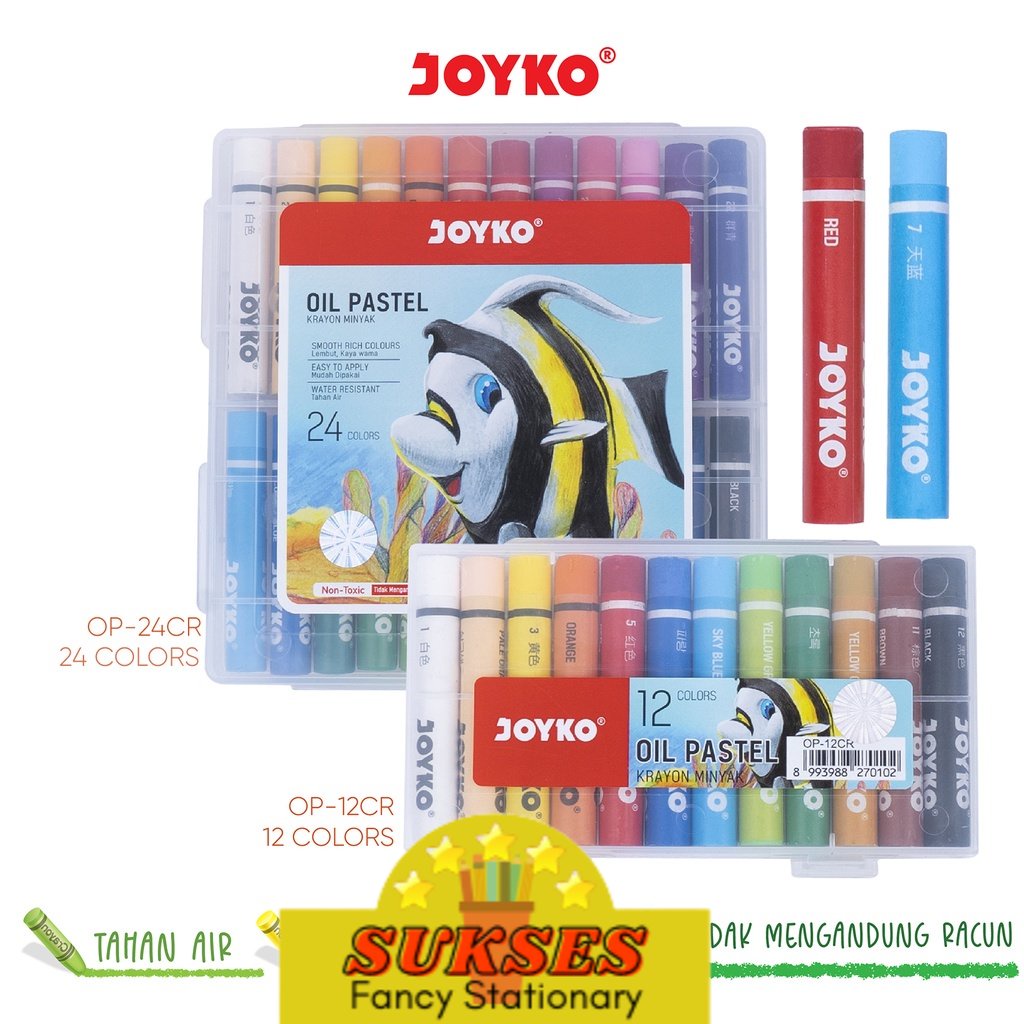

Krayon Minyak Oil Pastel Joyko OP-CR